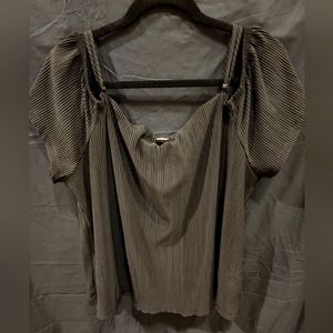 XXL Black Maurices short sleeve dress shirt